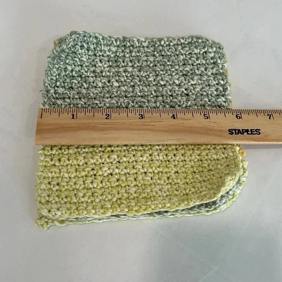 Hand Crocheted Washcloth/Dishcloth - Set of 3 - Picture 5 of 6